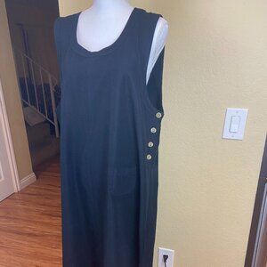 TY Original Wear Jumper Dress Black Sz 18